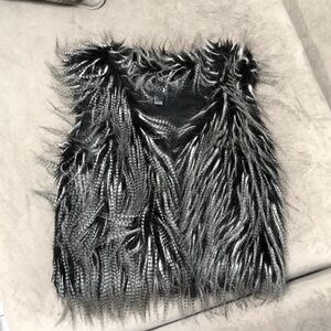 Vintage feather vest size small from XXI